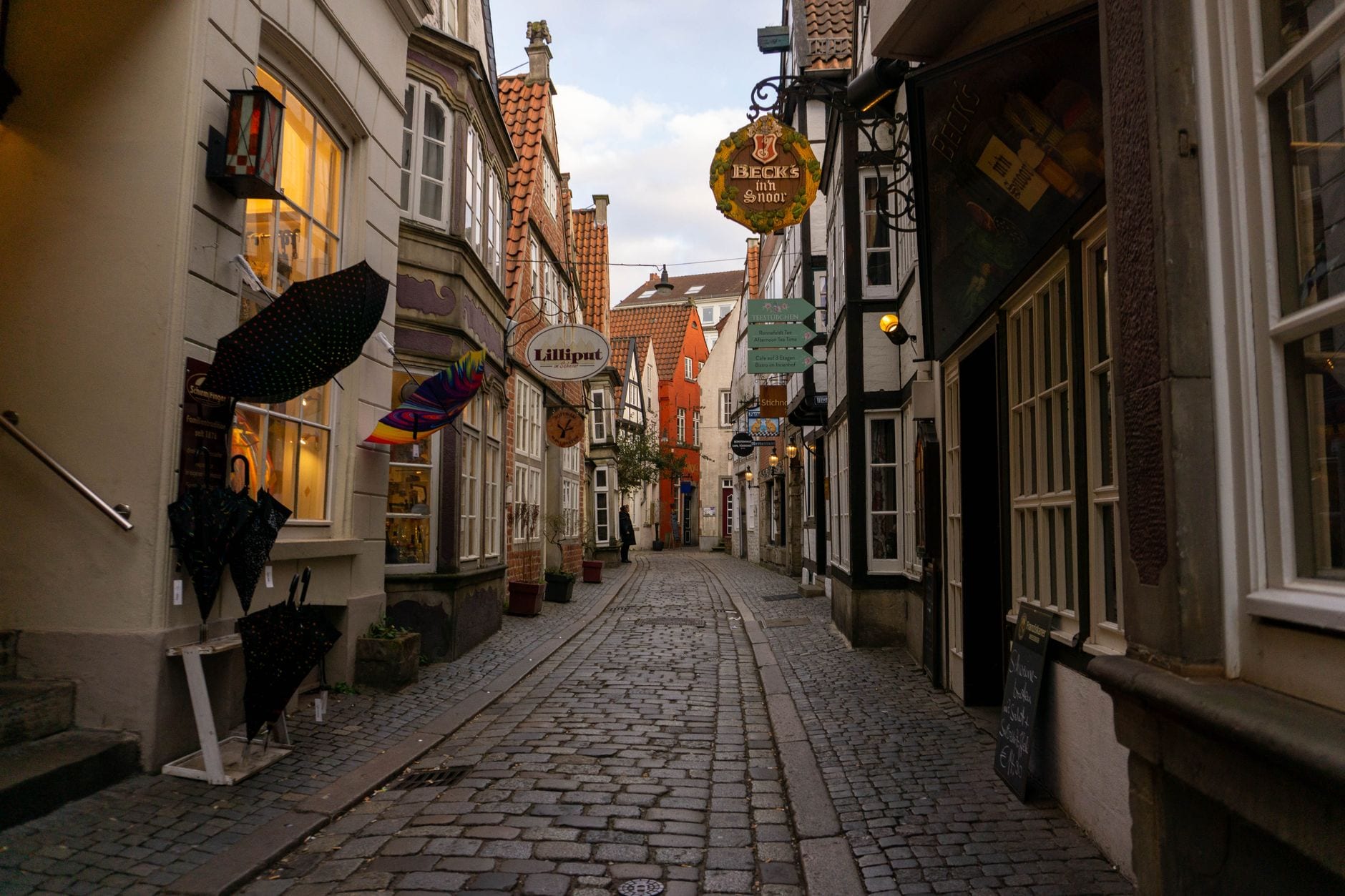 Straßenzug in der Innenstadt